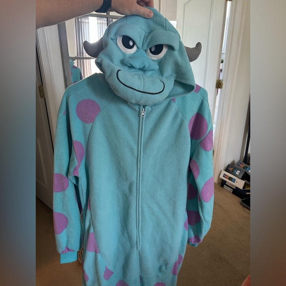 🎃 Sulley Adult Onesie Costume - Picture 2 of 5
